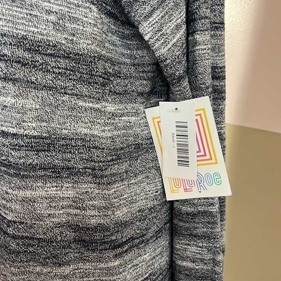 LulaRoe Sarah Multicolor Cardigan Sweater large - Picture 3 of 6